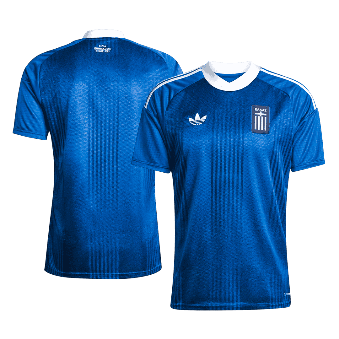 Greece Away Soccer Jersey World Cup 2026 Blue - gojersey