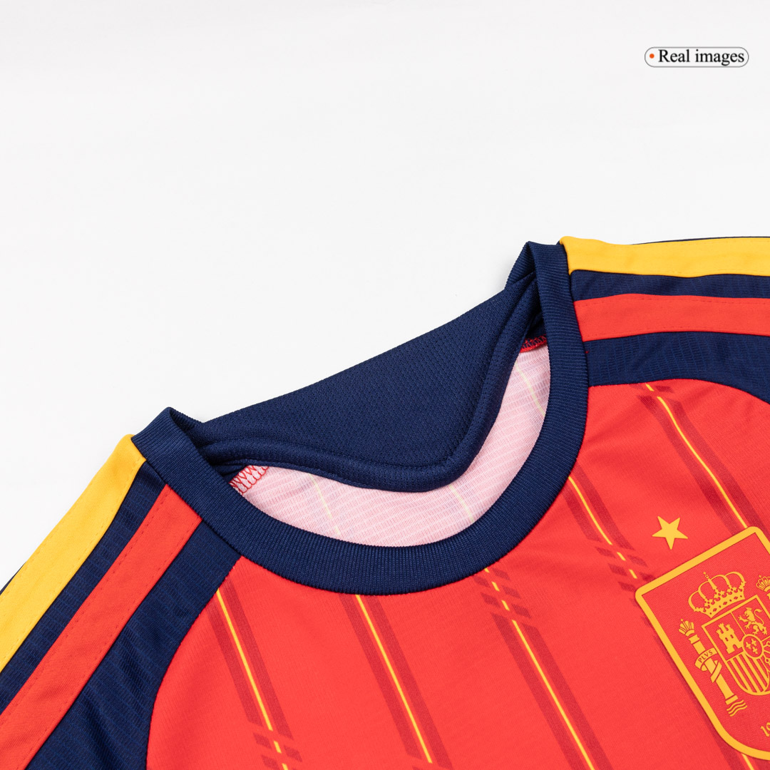 Kid's Spain Home Soccer Jersey Kit(Jersey+Shorts+Socks) World Cup 2026 Red - gojersey