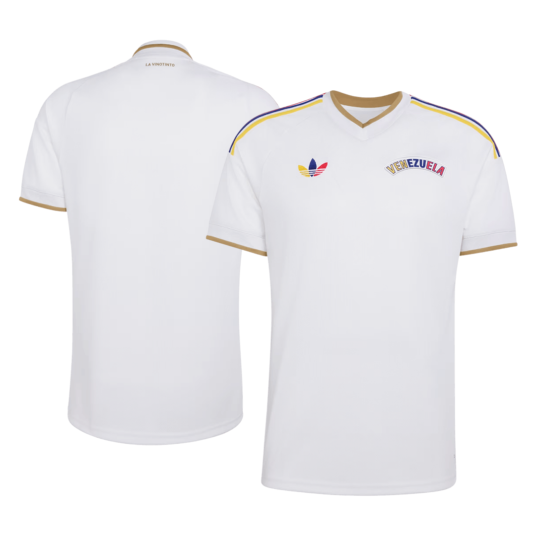 Venezuela Away Soccer Jersey World Cup 2026 White - gojersey
