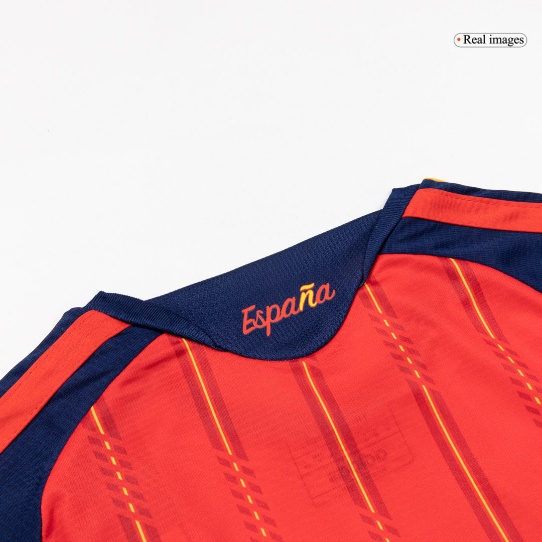 Kid's Spain Home Soccer Jersey Kit(Jersey+Shorts) World Cup 2026 Red - gojersey