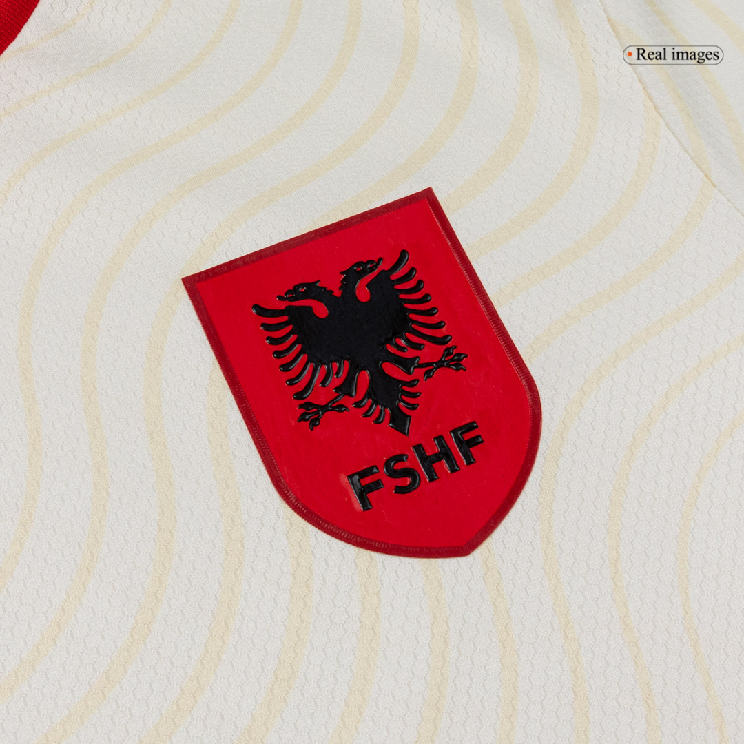 Albania Away Soccer Jersey World Cup 2026 White - gojersey