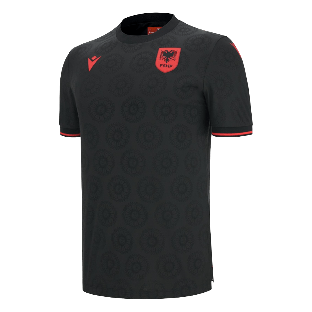 Albania Third Soccer Jersey World Cup 2026 Black - gojersey