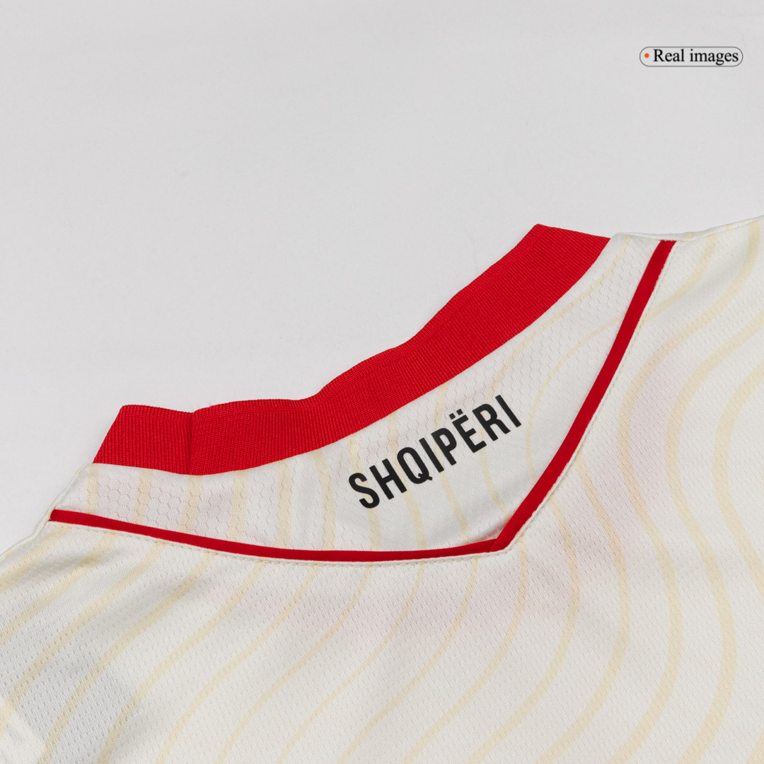 Albania Away Soccer Jersey World Cup 2026 White - gojersey