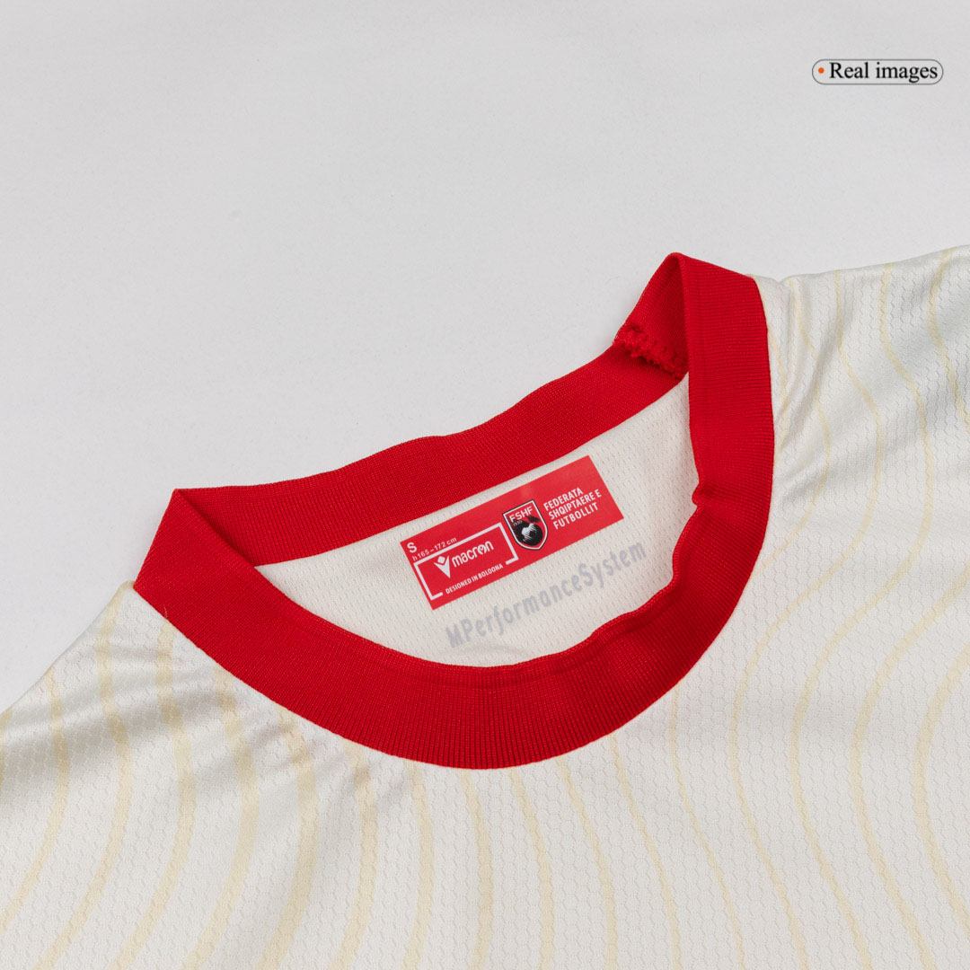 Albania Away Soccer Jersey World Cup 2026 White - gojersey