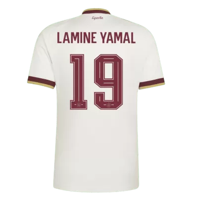 LAMINE YAMAL #19 Spain Away Soccer Jersey World Cup 2026 White - gojersey