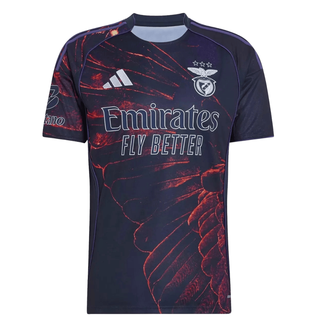 Benfica Fourth Away Soccer Jersey 2025/26 - gojersey