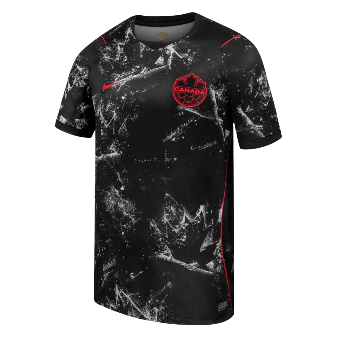Canada Away Soccer Jersey World Cup 2026 Black - gojersey