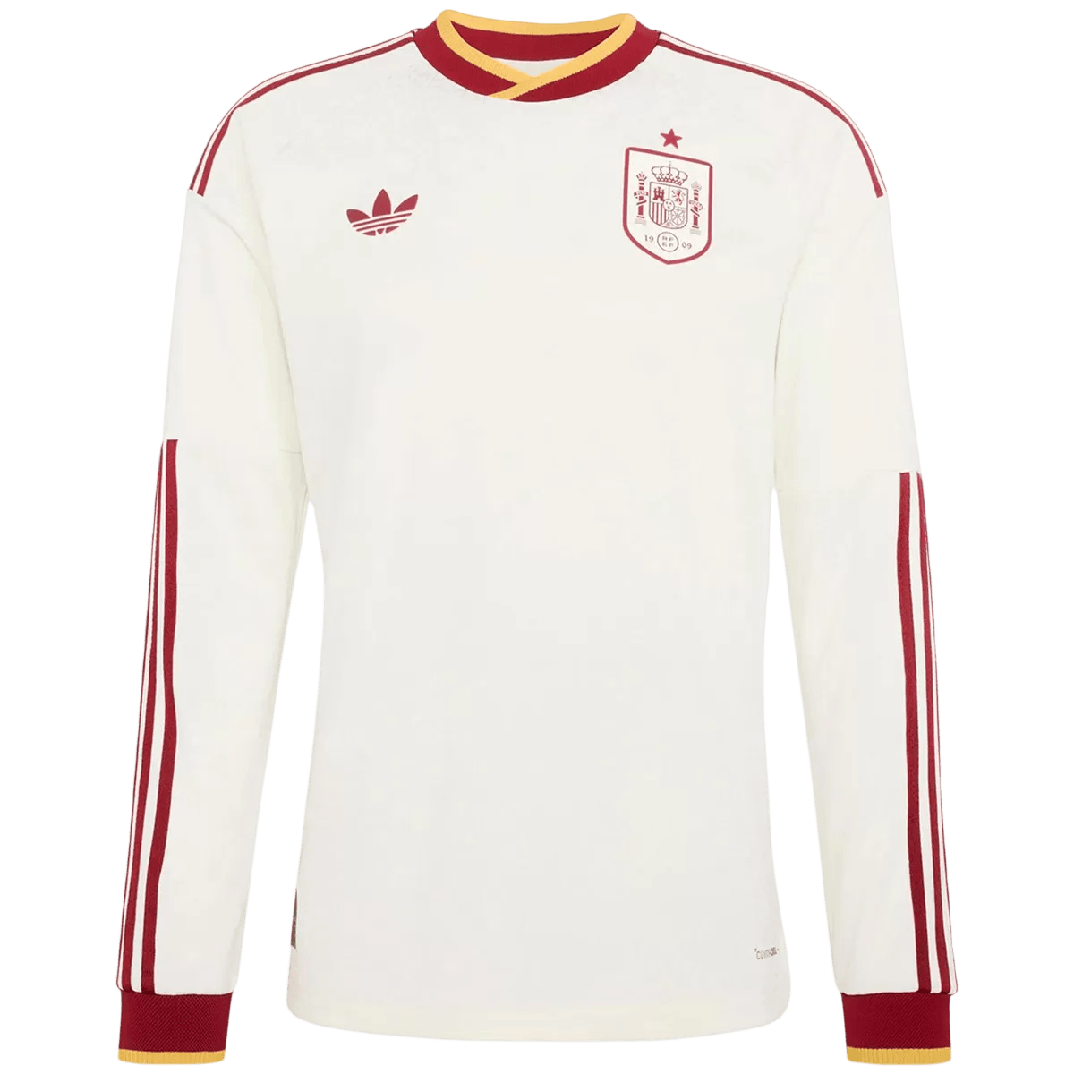Spain Long Sleeve Away Soccer Jersey 2026 - gojersey