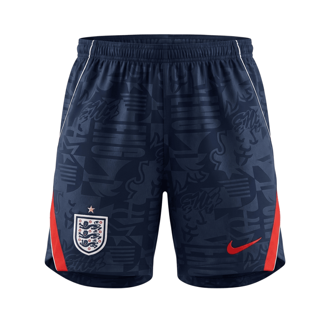 England Away Soccer Shorts 2026 - gojersey