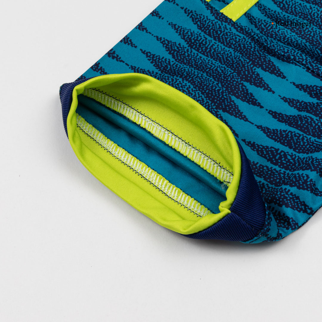 Kid's Colombia Away Soccer Jersey Kit(Jersey+Shorts) World Cup 2026 Blue - gojersey