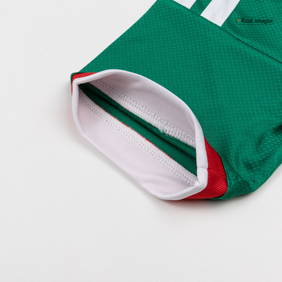 Kid's Mexico Home Soccer Jersey Kit(Jersey+Shorts+Socks) 25/26 Green - gojersey