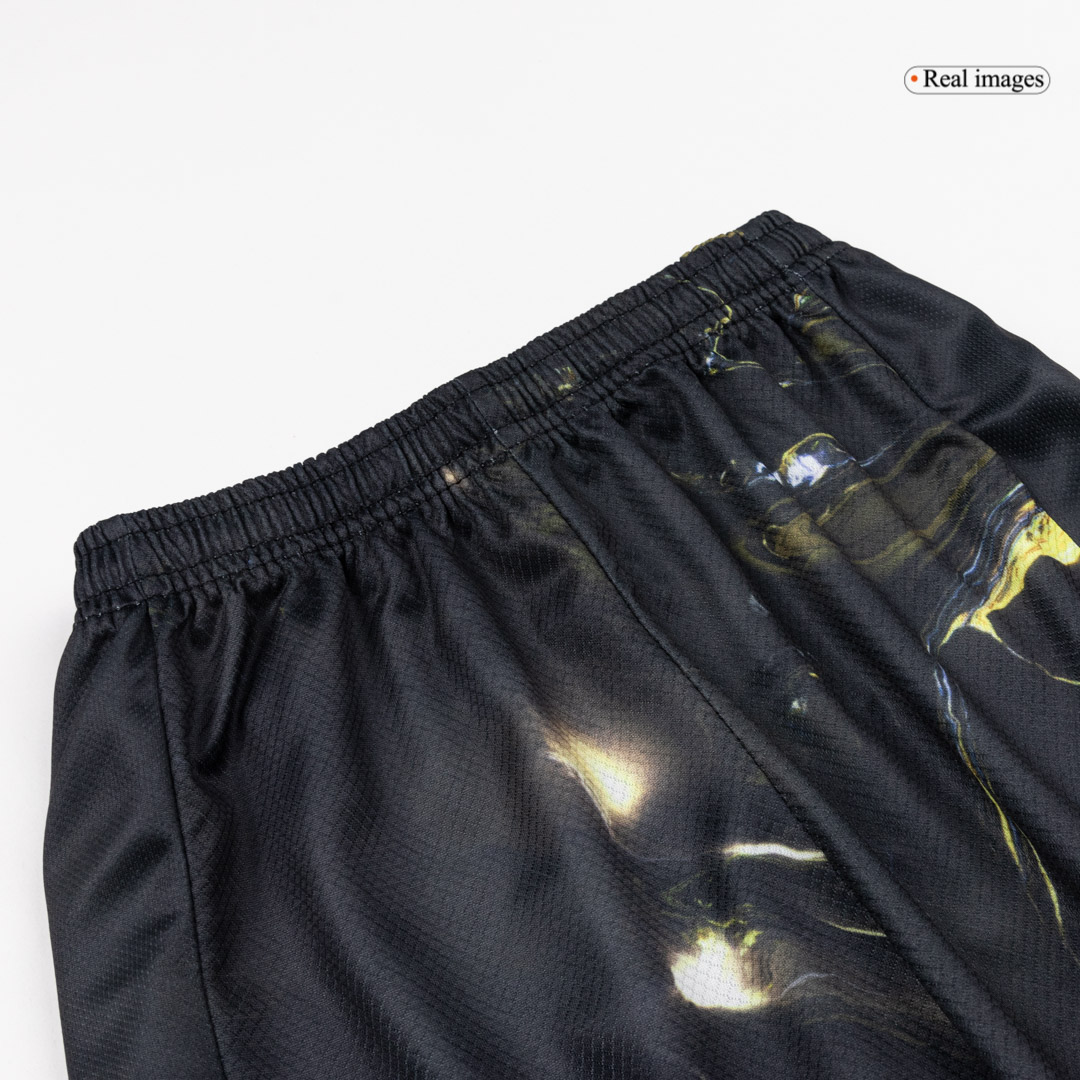 Kid's PSG Jordan Night Edition Soccer Jersey Kit(Jersey+Shorts) 2025/26 Black - gojersey