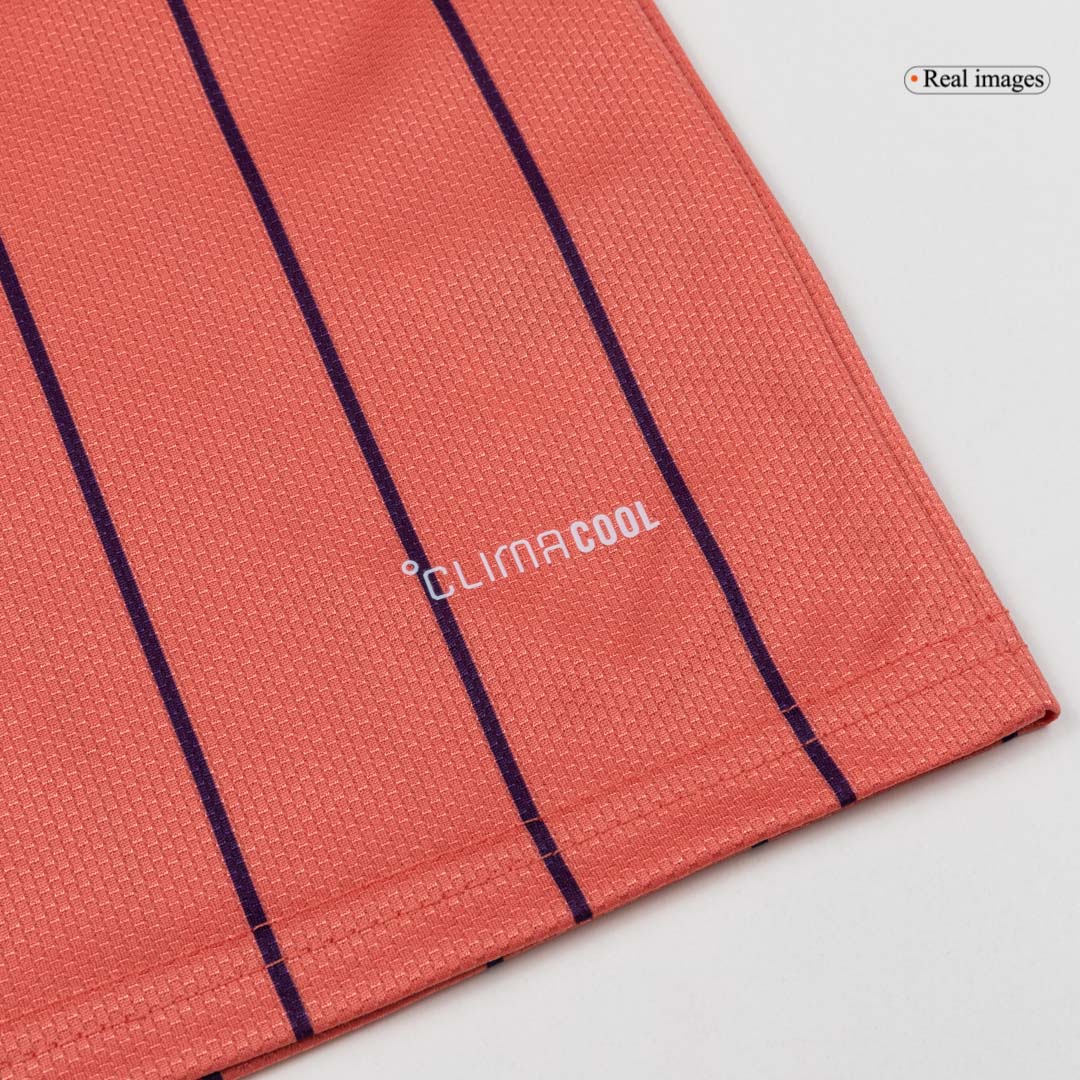 Kid's Scotland Away Soccer Jersey Kit(Jersey+Shorts) World Cup 2026 Coral - gojersey