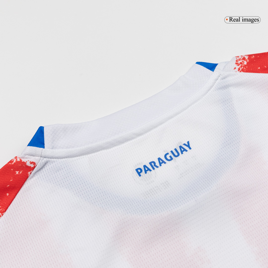 Paraguay Home Soccer Jersey World Cup 2026 Red & White - gojersey