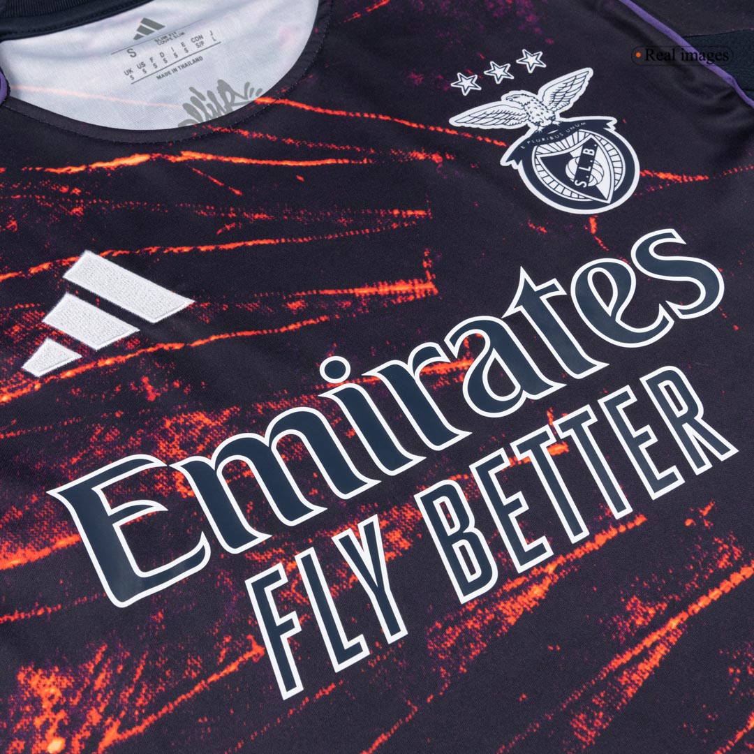 Benfica Fourth Away Soccer Jersey 2025/26 - gojersey