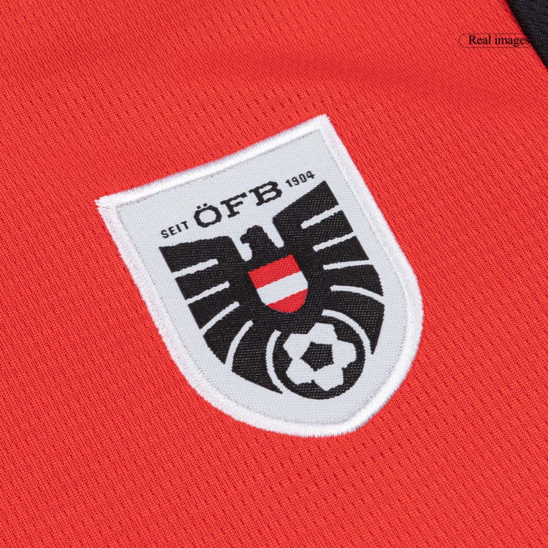 Kid's Austria Home Soccer Jersey Kit(Jersey+Shorts) World Cup 2026 Red - gojersey