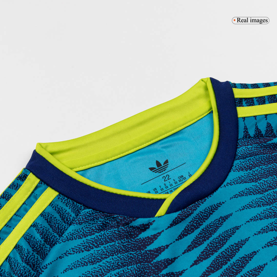 Kid's Colombia Away Soccer Jersey Kit(Jersey+Shorts) World Cup 2026 Blue - gojersey