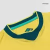 Kid's Brazil Home Soccer Jersey Kit(Jersey+Shorts) World Cup 2026 Yellow - gojersey