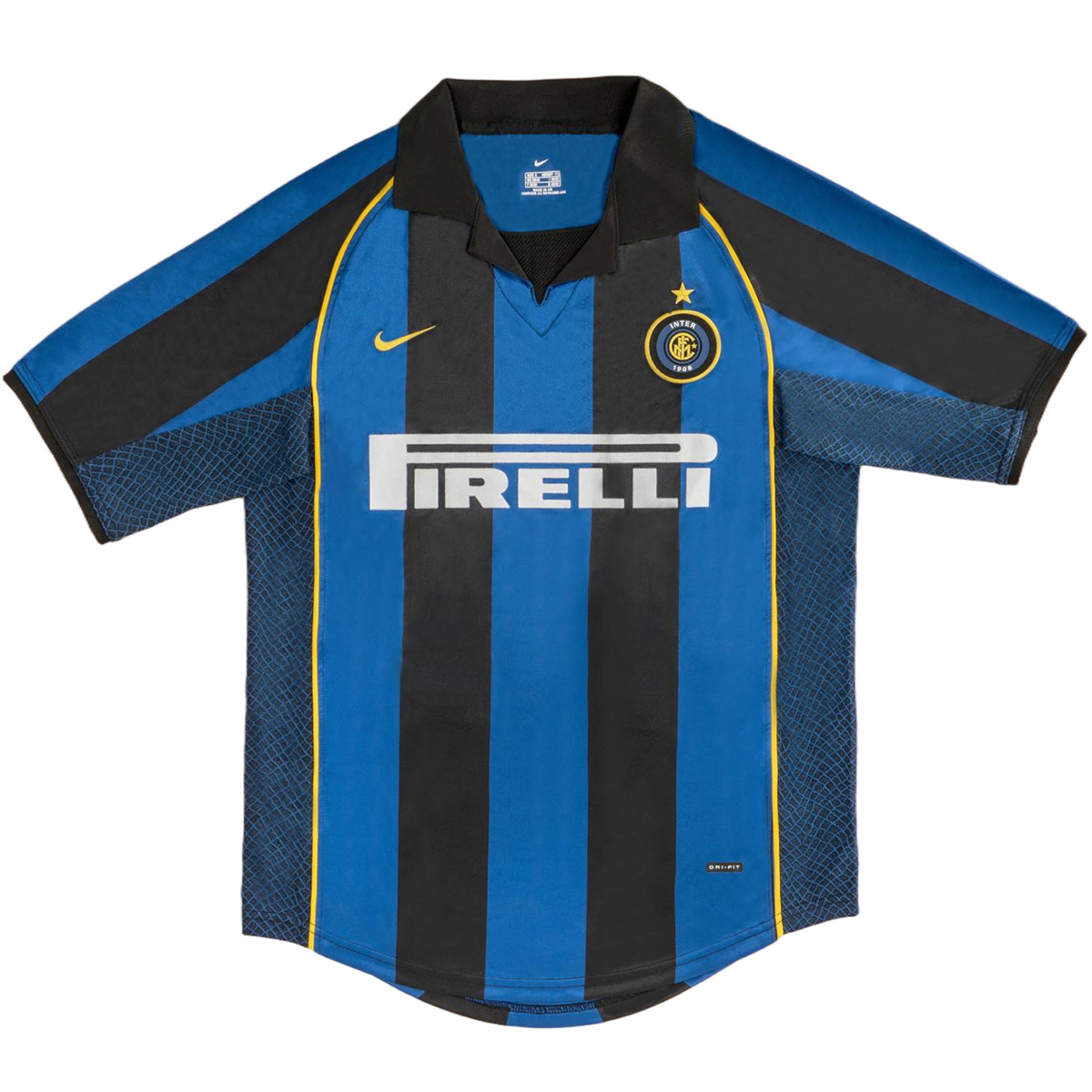 Inter Milan Home Soccer Jersey Retro 2001/02 - gojersey
