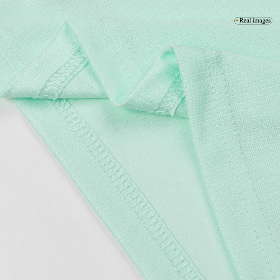 Kid's France Away Soccer Jersey Kit(Jersey+Shorts) World Cup 2026 Mint Green - gojersey