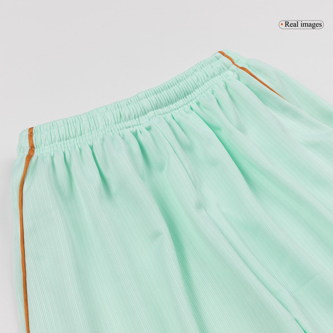 Kid's France Away Soccer Jersey Kit(Jersey+Shorts) World Cup 2026 Mint Green - gojersey