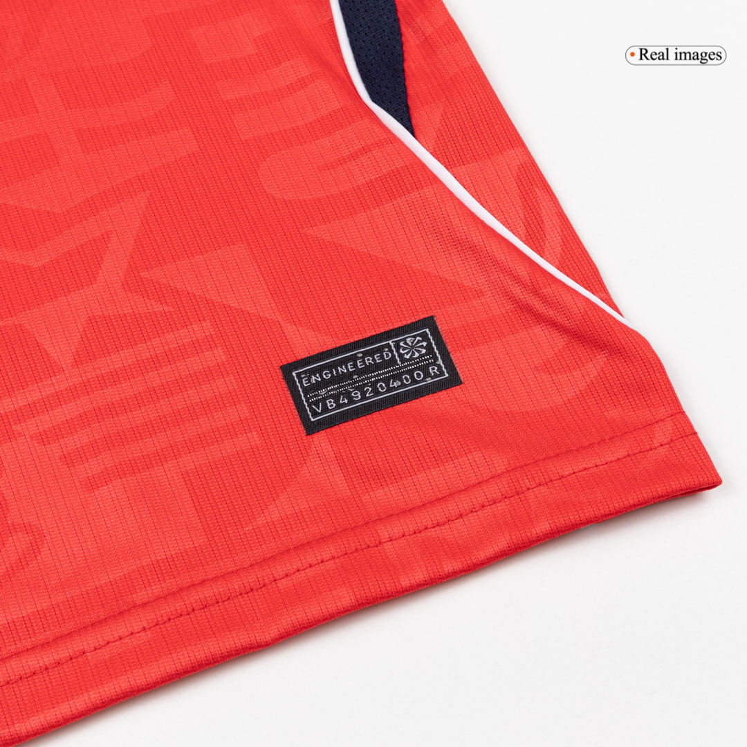 Kid's England Away Soccer Jersey Kit(Jersey+Shorts) World Cup 2026 White - gojersey