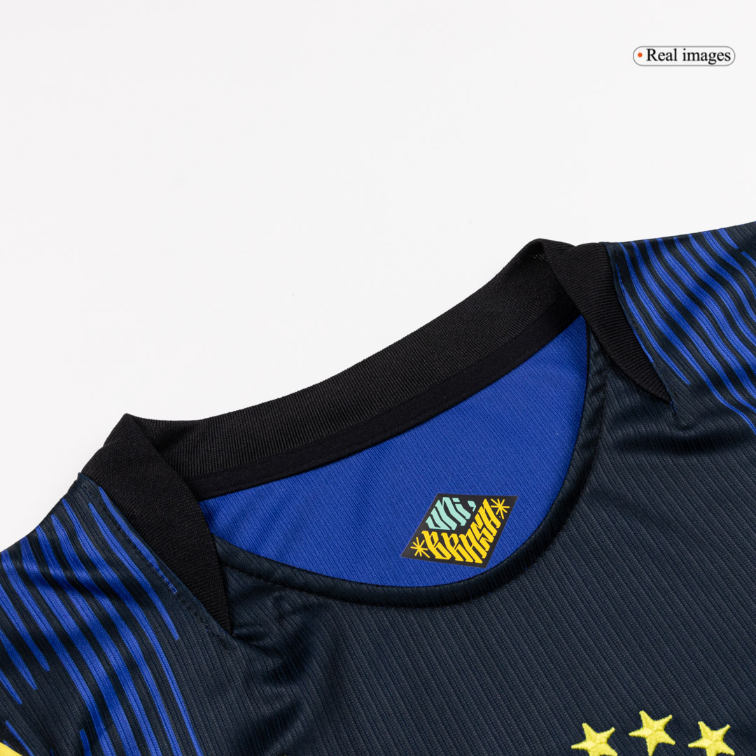 Brazil Away Soccer Jersey World Cup 2026 Navy - gojersey