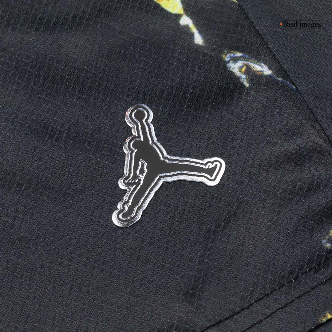 Kid's PSG Jordan Night Edition Soccer Jersey Kit(Jersey+Shorts) 2025/26 Black - gojersey