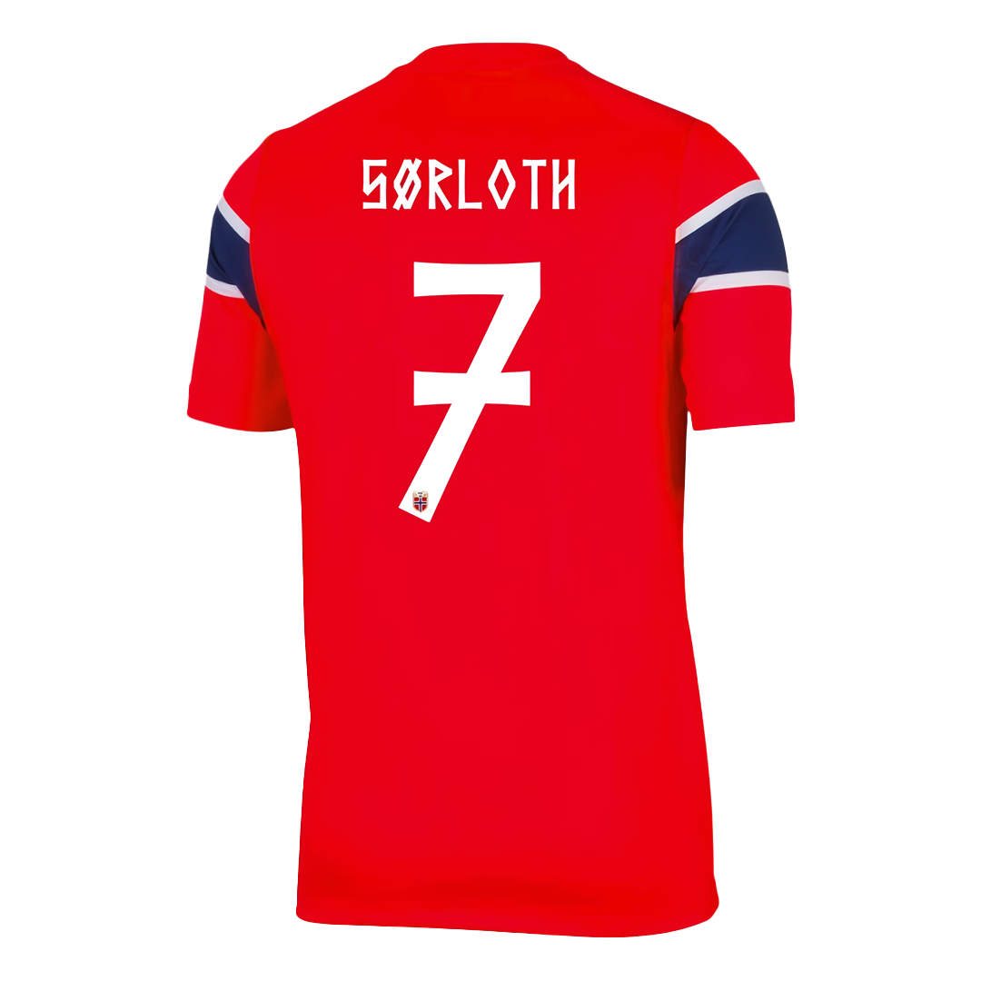 SØRLOTH #7 Norway Home Jersey World Cup 2026 - gojersey