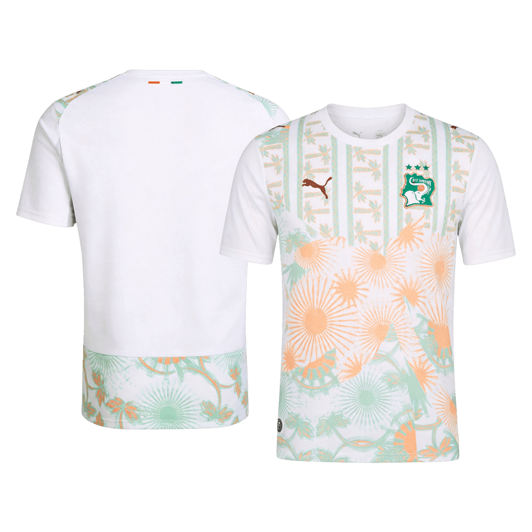 Côte d'Ivoire Away Soccer Jersey World Cup 2026 White - gojersey