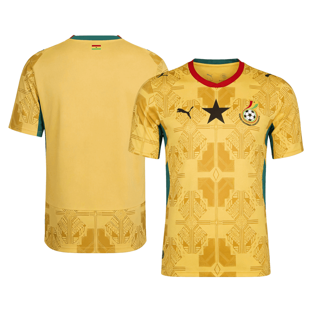 Ghana Away Soccer Jersey World Cup 2026 Yellow - gojersey