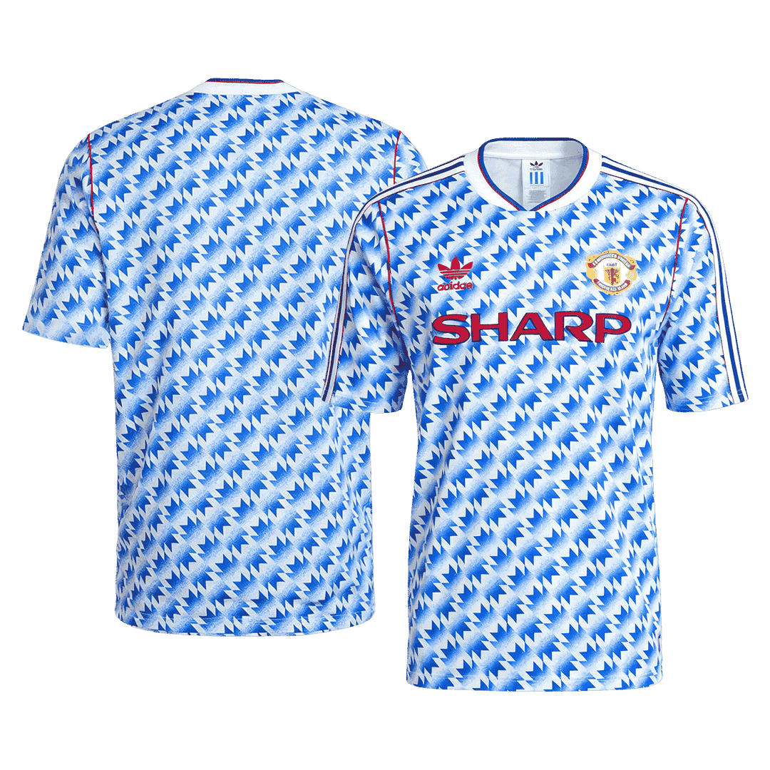 Manchester United Away Soccer Jersey Retro 1990/92 - gojersey