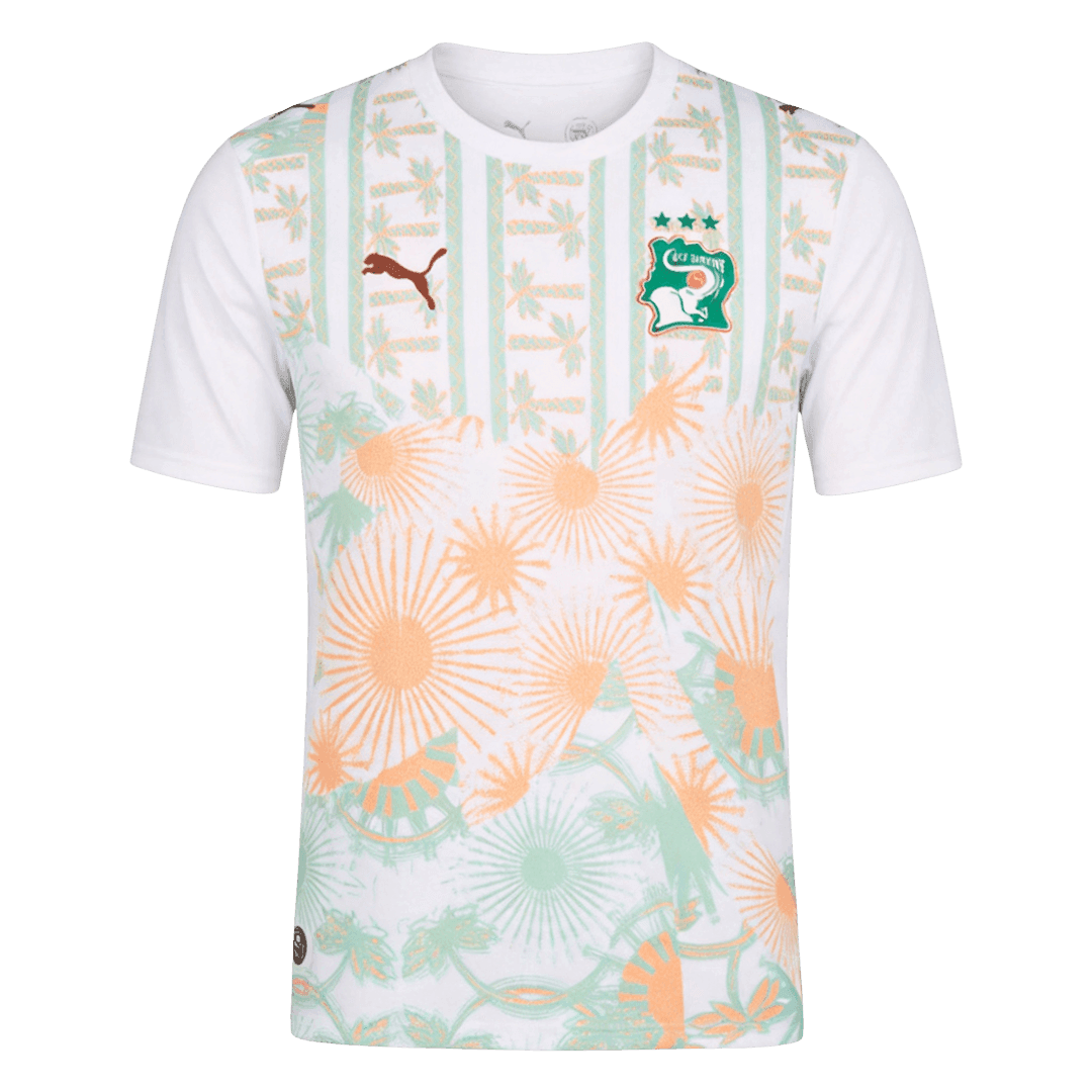 Côte d'Ivoire Away Soccer Jersey World Cup 2026 White - gojersey