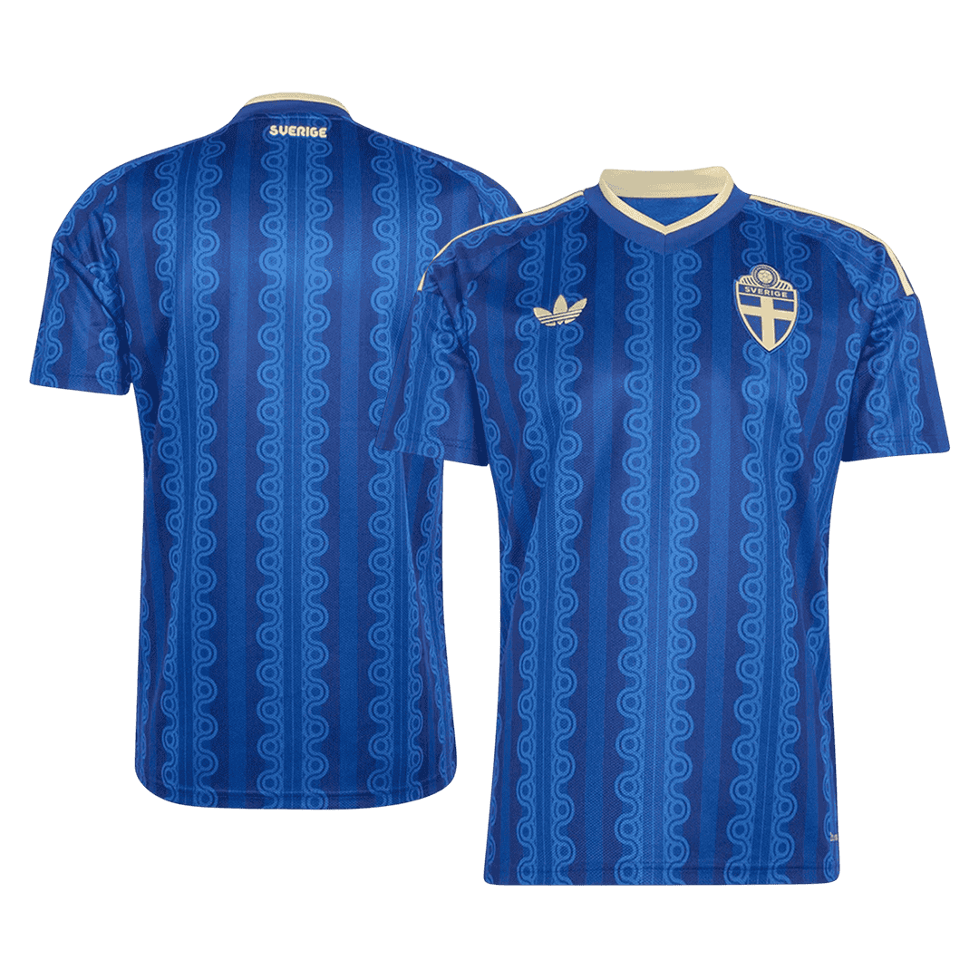 Sweden Away Soccer Jersey World Cup 2026 Blue - gojersey