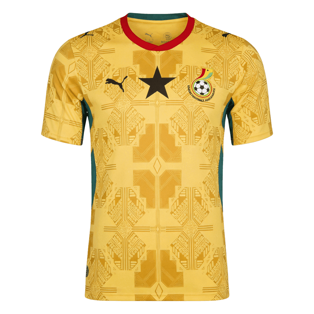 Ghana Away Soccer Jersey World Cup 2026 Yellow - gojersey
