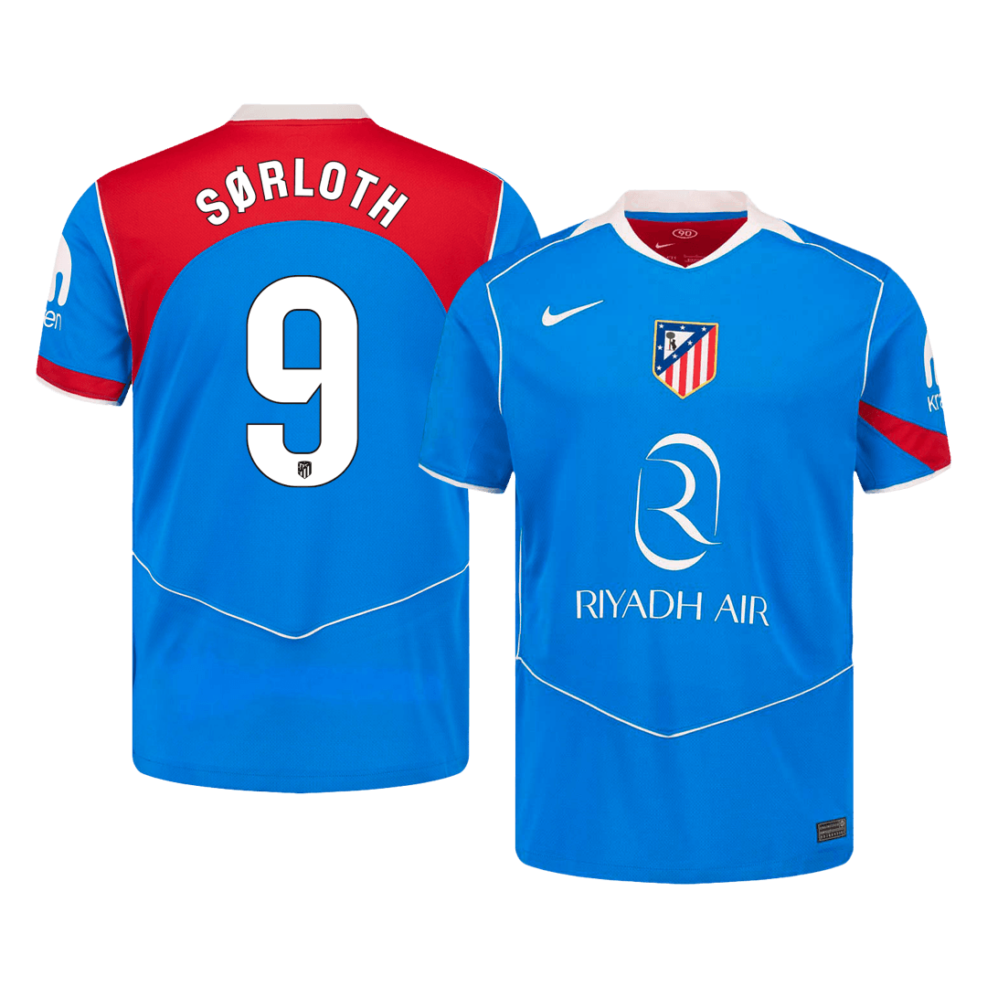 Atletico Madrid SØRLOTH #9 Third Away Soccer Jersey 2025/26 - gojersey