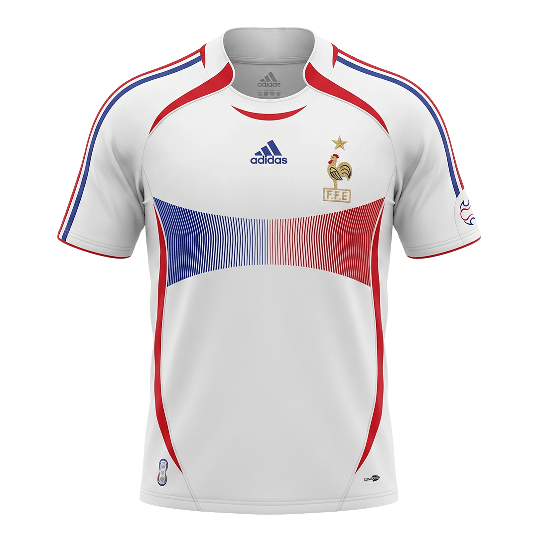 France Away Soccer Jersey Retro 2006 - gojersey