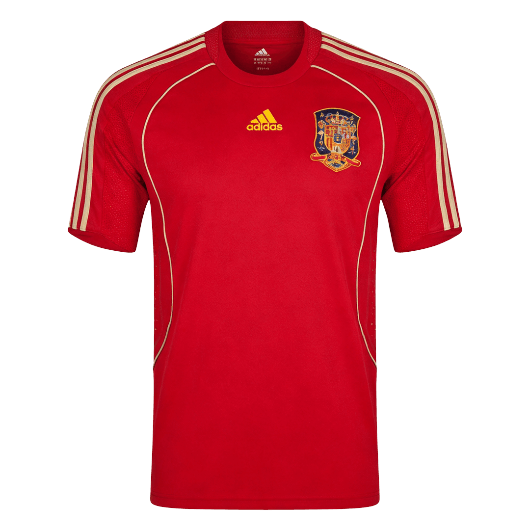 Spain Home Soccer Jersey Retro 2008 - gojersey