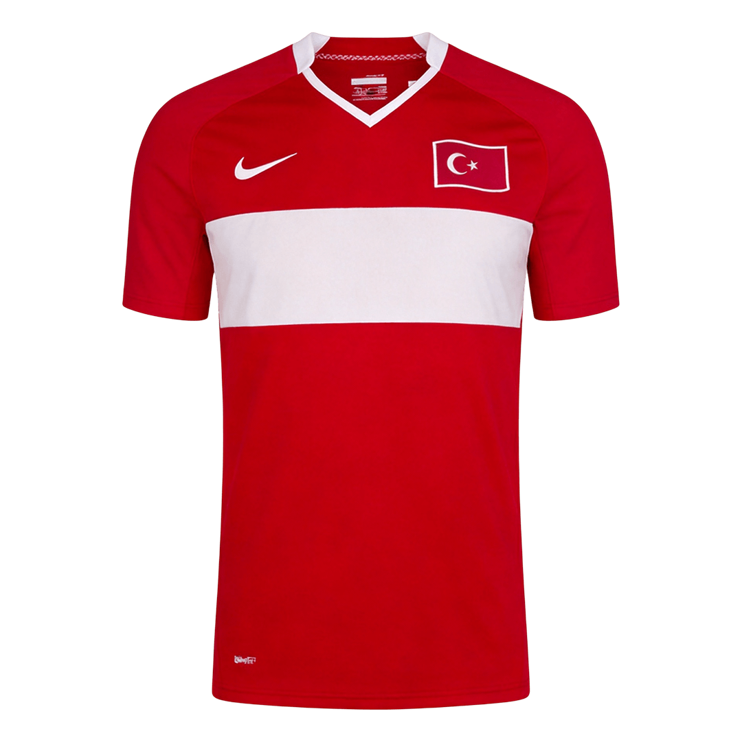 Turkey Home Soccer Jersey Retro 2008 - gojersey