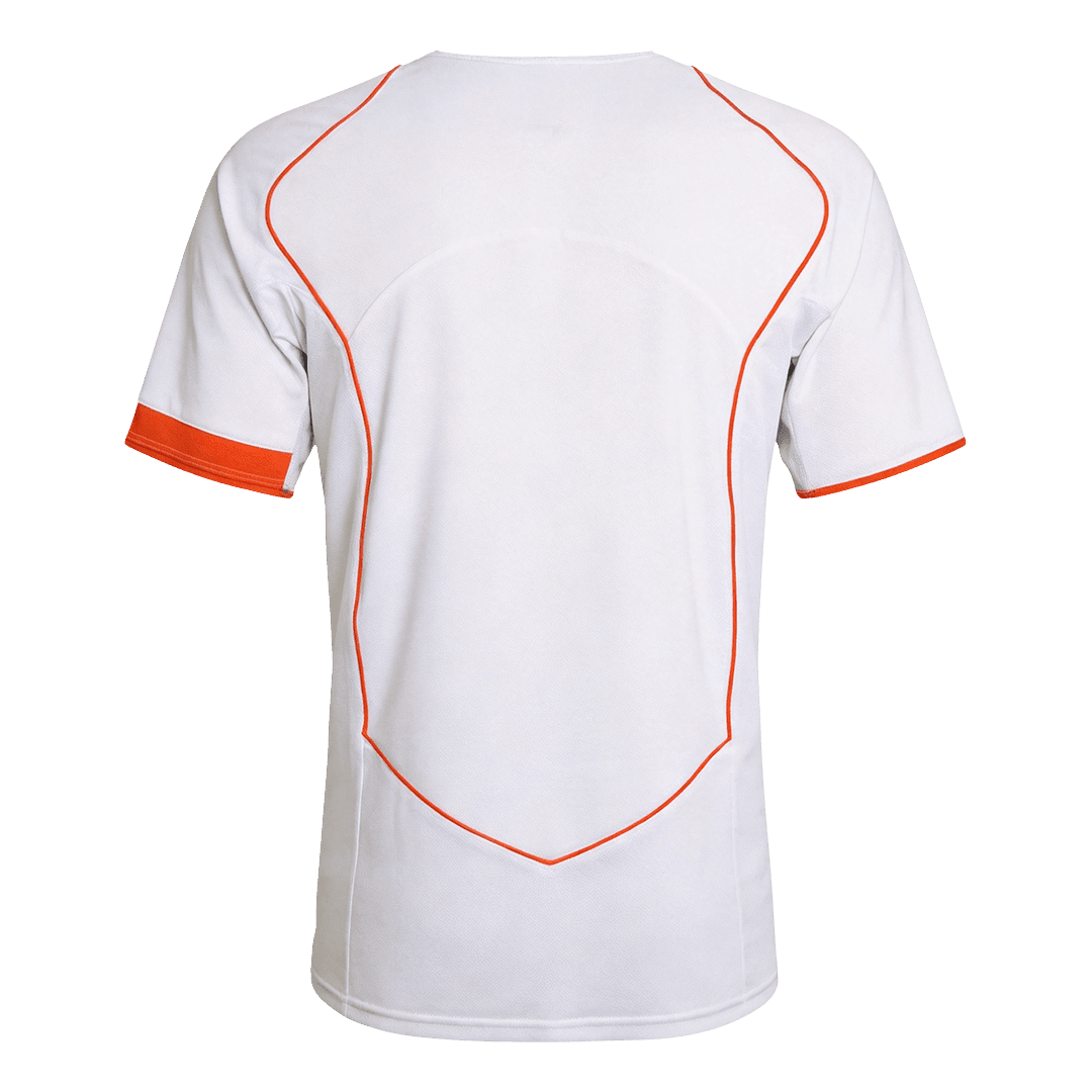 Netherlands Away Soccer Jersey Retro 2004 - gojersey