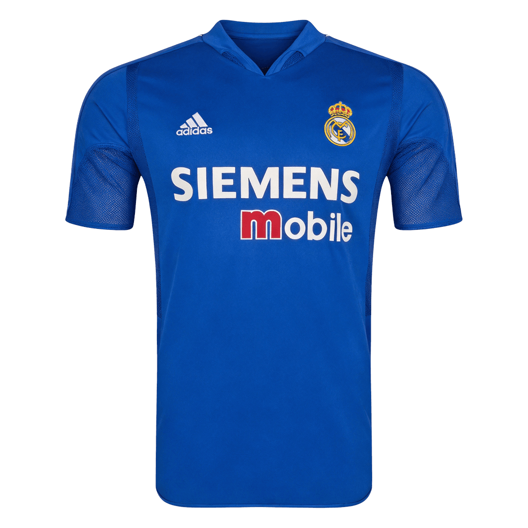 Real Madrid Away Soccer Jersey Retro 2004/05 - gojersey