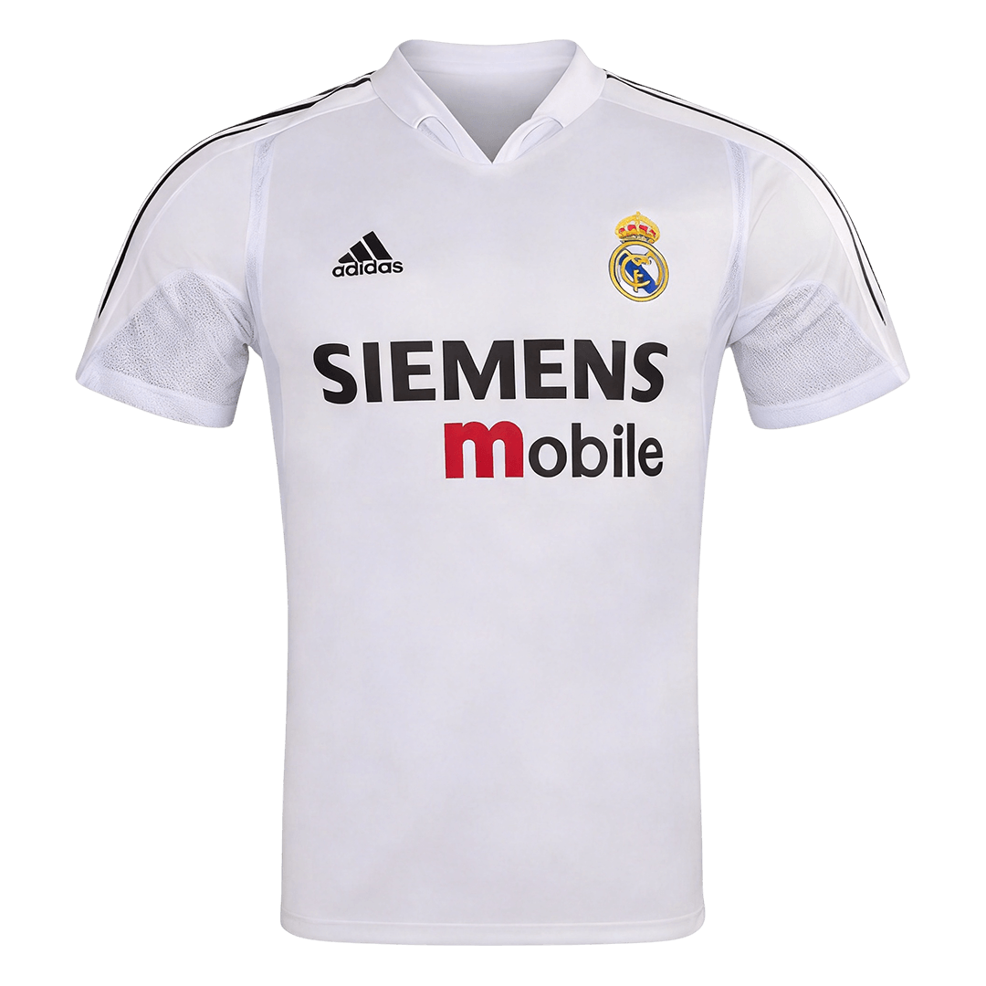 Real Madrid Home Soccer Jersey Retro 2004/05 - gojersey