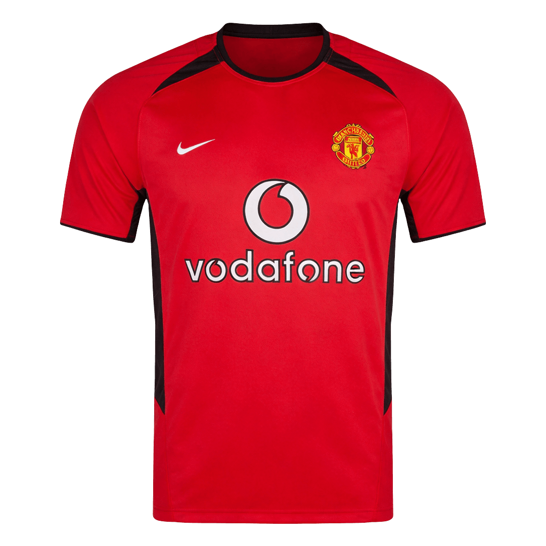 Manchester United Home Soccer Jersey Retro 2002/04 - gojersey