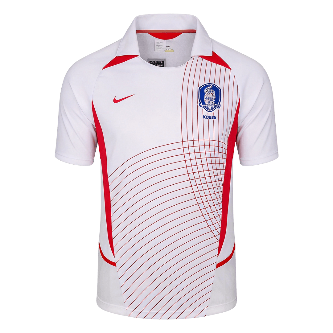 South Korea Away Soccer Jersey Retro 2002 - gojersey