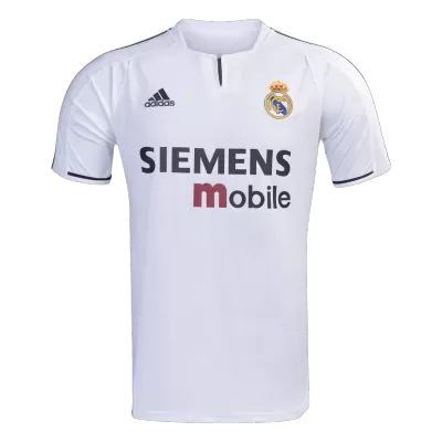 Real Madrid Home Soccer Jersey Retro 2003/04 - gojersey