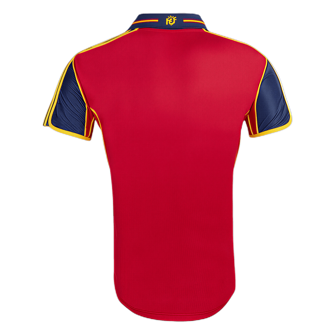 Spain Home Soccer Jersey Retro 2000 - gojersey
