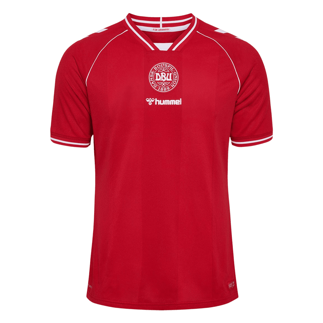 Men Fan Denmark Home Soccer Jersey World Cup 2026 Red - gojersey