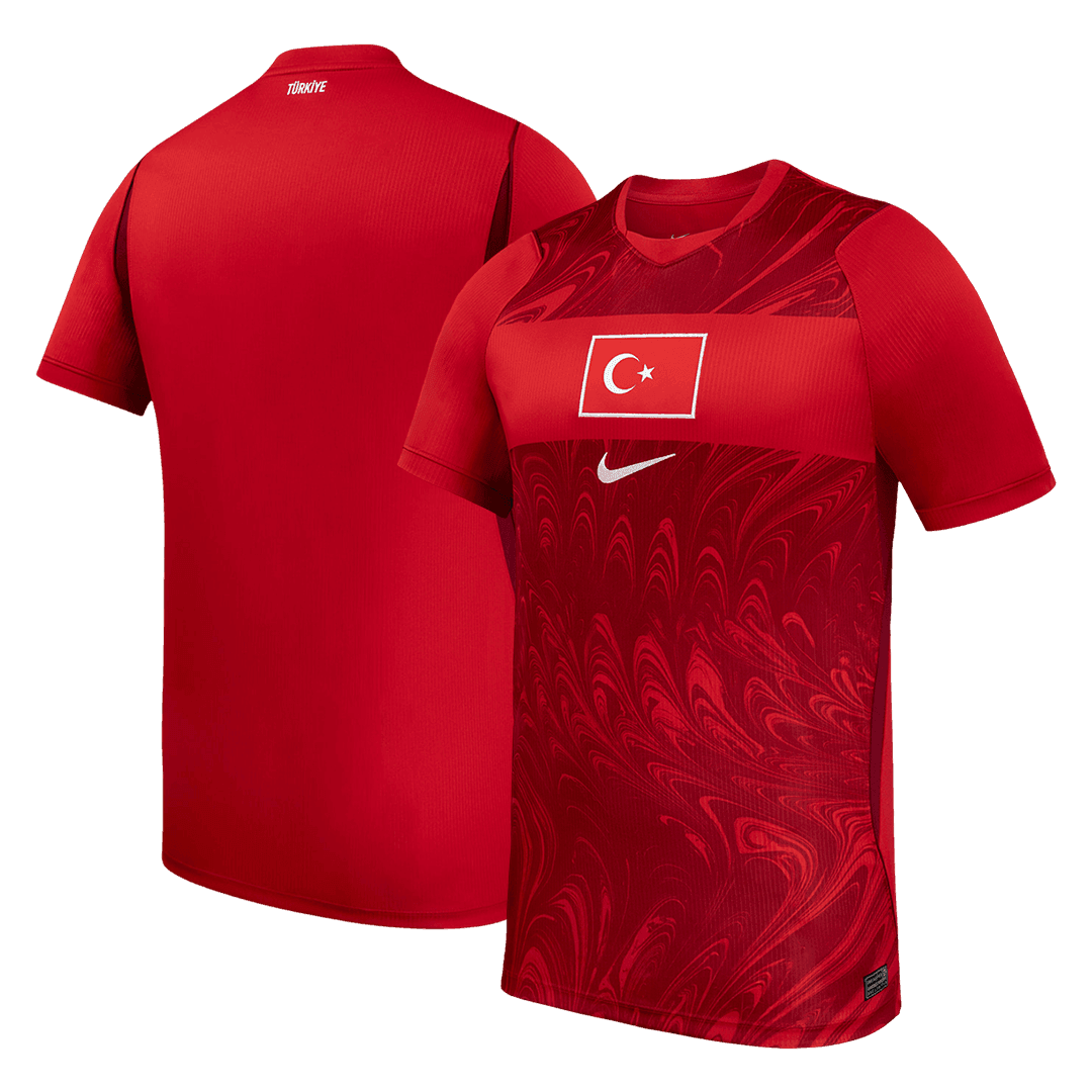 Men Fan Turkey Home Soccer Jersey World Cup 2026 Red - gojersey