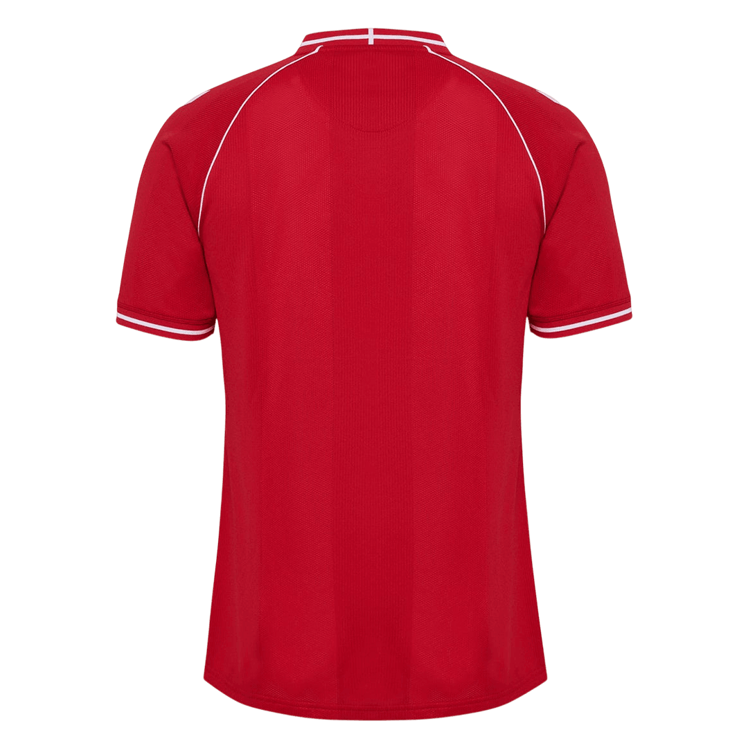 Men Fan Denmark Home Soccer Jersey World Cup 2026 Red - gojersey