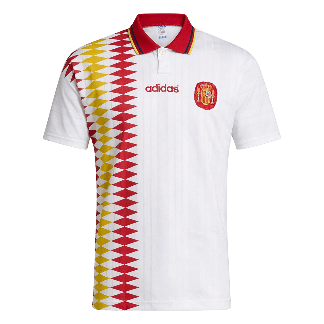 Spain Away Soccer Jersey Retro 1994 - gojersey